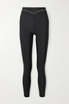 ADAM SELMAN SPORT STUDDED STRETCH LEGGINGS