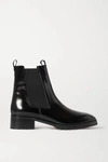 AEYDE KARLO PATENT-LEATHER CHELSEA BOOTS