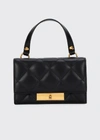Alexander Mcqueen Skull Lock Crossbody Bag In Black