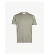 Sunspel Classic Cotton-jersey T-shirt In Khaki Grey