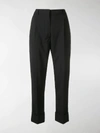 PRADA CROPPED TAILORED TROUSERS,13594782