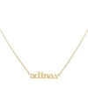 ADINAS JEWELS MINI LOWERCASE NAMEPLATE NECKLACE,PROD229170029