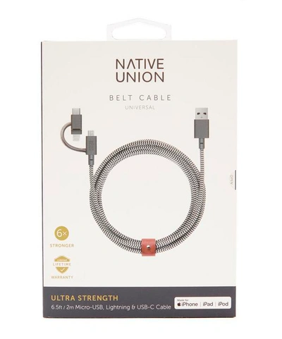 Native Union Belt Cable Universal In Black
