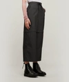 OUR LEGACY ZIP-OFF ANTHRACITE TECH SKIRT,000641620