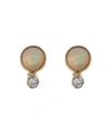 ACANTHUS Gold Opal and Diamond Planetary Stud Earrings,5059419036235