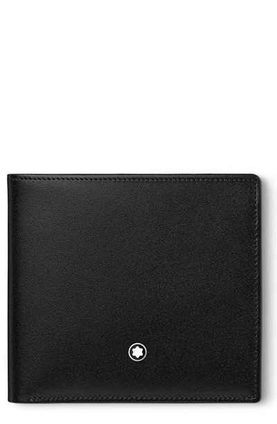 Montblanc Meisterstück 4 Credit Card Wallet With Coin Purse In Black