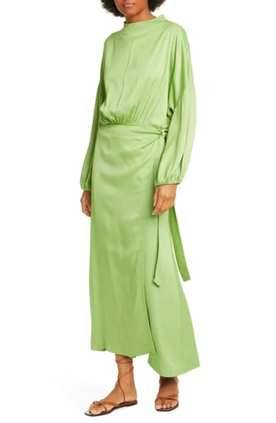 Rodebjer Indio Long Sleeve Maxi Dress In Cactus | ModeSens