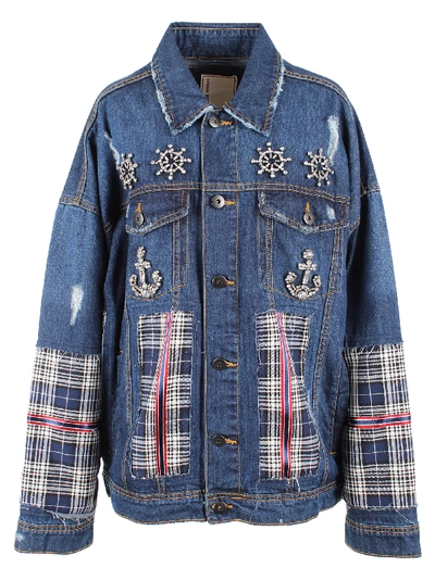 Antonio Marras Cotton Jacket In Blue