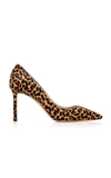 Jimmy Choo Romy 85 Leopard-print Calf Hair Pumps In Animal
