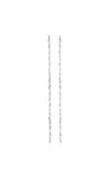 Suzanne Kalan 18k White Gold Chain Linear Earrings In White