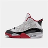 Nike Men's Air Jordan Retro Dub Zero Off-court Shoes In White/red