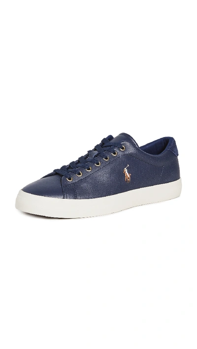 Polo Ralph Lauren Longwood Sneakers In Navy