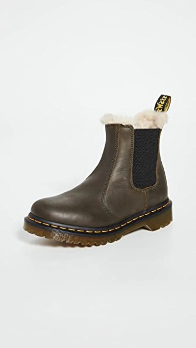 Dr. Martens' 2976 Leonore Chelsea Boots In Olive