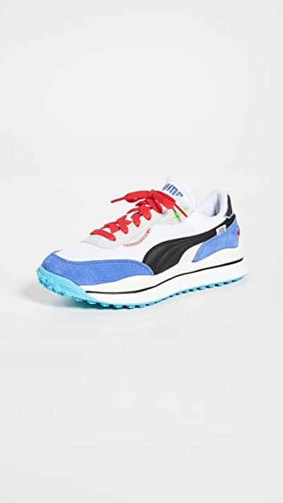 Puma Fast Rider Ride On Sneakers In Multicolor