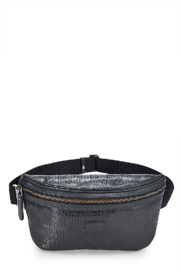 Pre-Owned Gucci Black Gg Imprime Canvas Belt Bag | ModeSens