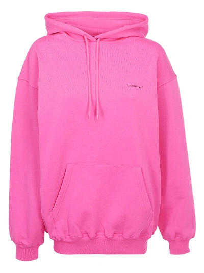 Balenciaga Hoodie In Pink