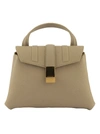 AGNONA POCHETTE BEIGE SHOULDER BAG,11199727