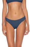 Becca Shirred Hipster Bikini Bottoms In Shadow