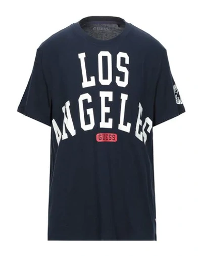 Guess T-shirt In Dark Blue