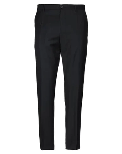 Dolce & Gabbana Man Pants Black Size 38 Virgin Wool, Viscose