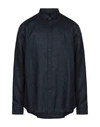 Armani Exchange Shirts In Dark Blue