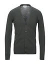 Ballantyne Cardigan In Military Green