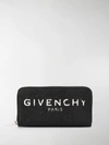 Givenchy Iconic Prints Continental Wallet In Black