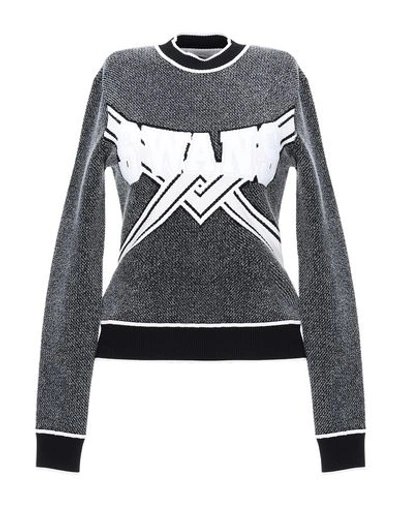 OFF-WHITE OFF-WHITE WOMAN SWEATER CHARCOAL SIZE 6 VISCOSE, POLYAMIDE, POLYESTER,14024153HA 4