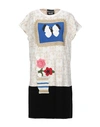 BOUTIQUE MOSCHINO BOUTIQUE MOSCHINO WOMAN MINI DRESS IVORY SIZE 10 COTTON, VISCOSE, POLYESTER,15014154ST 1