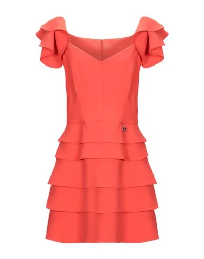 Elisabetta Franchi Short Dress In Red