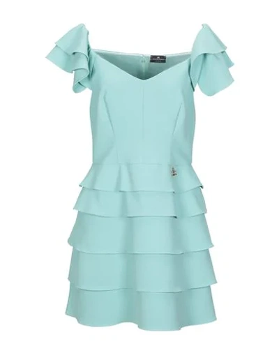 Elisabetta Franchi Short Dress In Light Green