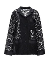 VALENTINO VALENTINO GARAVANI WOMAN BLAZER BLACK SIZE 4 COTTON, VISCOSE, POLYAMIDE, SILK,49546935JC 4