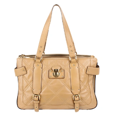 Pre-owned Marc Jacobs Beige Matelasse Leather Bag