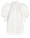 AJE Puff Sleeve Cotton Shirt,060044004730