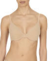 Natori Sheer Glamour Push Up Underwire Bra In Cafe