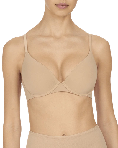 Natori Minimal Convertible Push-up Bra In Cafe