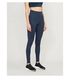 Girlfriend Collective High-rise 7/8 Compression Leggings In Midnight
