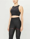 ULTRACOR ALTITUDE STAR STRETCH-JERSEY CROP TOP,R00052910