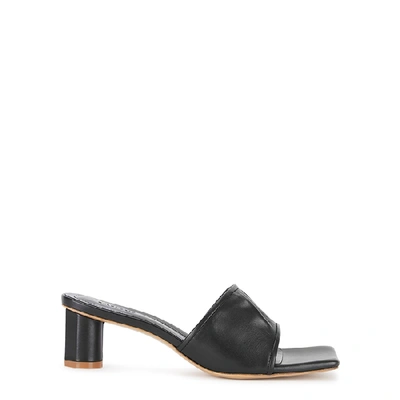 Salondeju Volure 50 Black Leather Mules