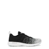Apl Athletic Propulsion Labs Techloom Pro Knit Running Shoe In Black And Grey