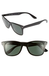 Ray Ban Ray-ban Sunglasses, Rb4105 Folding Wayfarer In Green