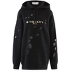 GIVENCHY DESTROY HOODED SWEATSHIRT,GIVW89S9BCK