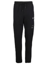 MARCELO BURLON COUNTY OF MILAN BLACK COTTON TRACK PANTS,11199972