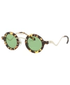 MIU MIU WOMEN'S SUNGLASSES, MU 02VS