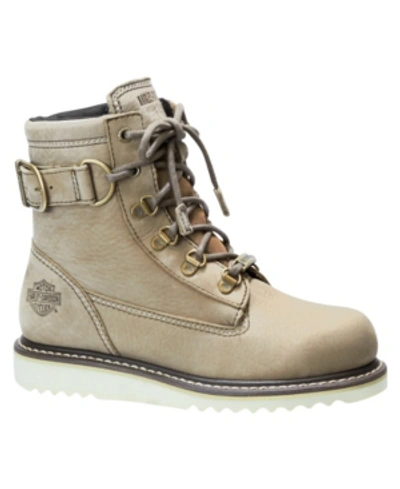 Harley Davidson Harley-davidson Women's Marconi Motorcycle Lug Sole Boot Women's Shoes In Brown