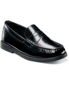 Florsheim Toddler, Little And Big Boy Croquet Penny Loafer Jr. Shoes In Black