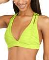 Soluna Clear Skies Solid Bikini Top, Available In D Cup Women's Swimsuit In Lime