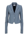Patrizia Pepe Sartorial Jacket In Lead