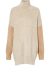 BURBERRY MOHAIR TURTLE NECK SWEATER,8024000