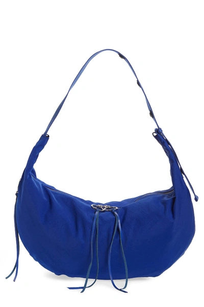 Rebecca Minkoff Nylon Hobo Bag In Bright Blue